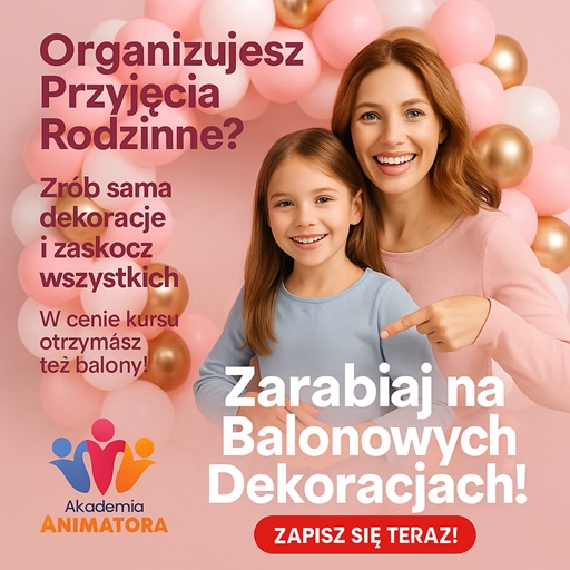 Kurs Balonowe Dekoracje - KursAnimatora.pl