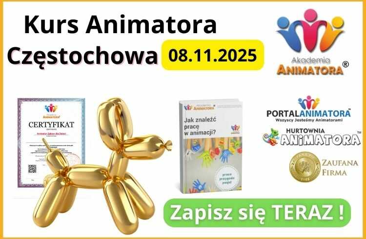 Kurs Animatora Częstochowa - AkademiaAnimatora.pl