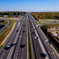 Przebudowany węzeł drogowy w Giszowcu w Katowicach