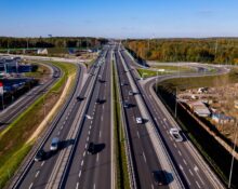 Przebudowany węzeł drogowy w Giszowcu w Katowicach