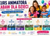 Kurs Animatora Zabaw dla Dzieci w Katowicach 24 lipca 2026 – plakat Akademii Animatora®