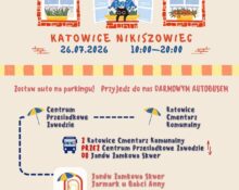 Mapa bezpłatnych linii autobusowych S1 i S2 na Jarmark u Babci Anny 2026