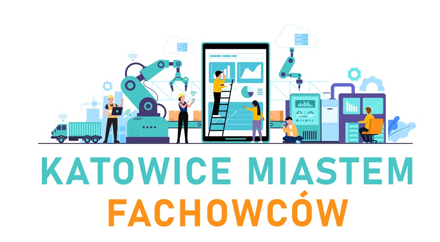 Grafika programu Katowice Miastem Fachowców